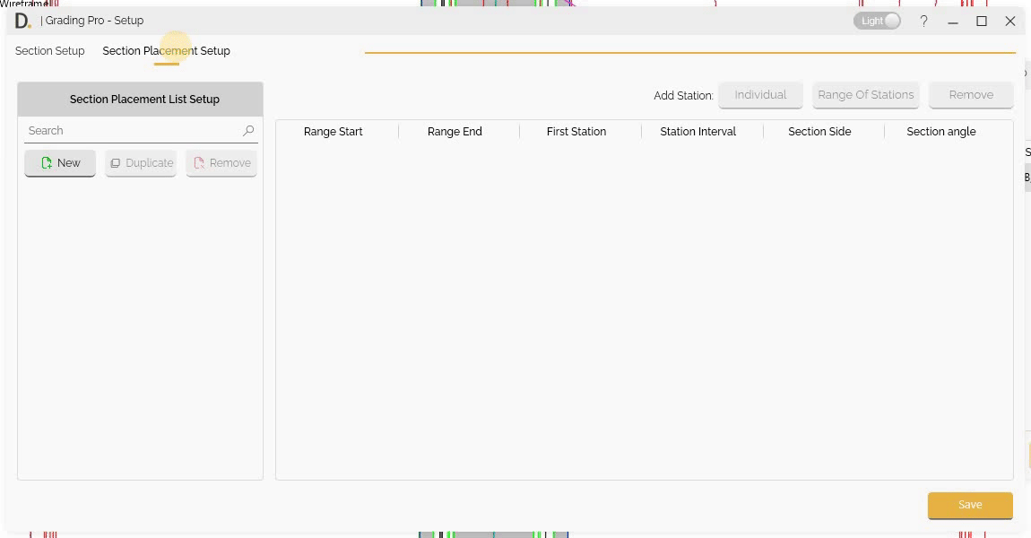 Manage Section Placement Items Creating Duplicating and Removing