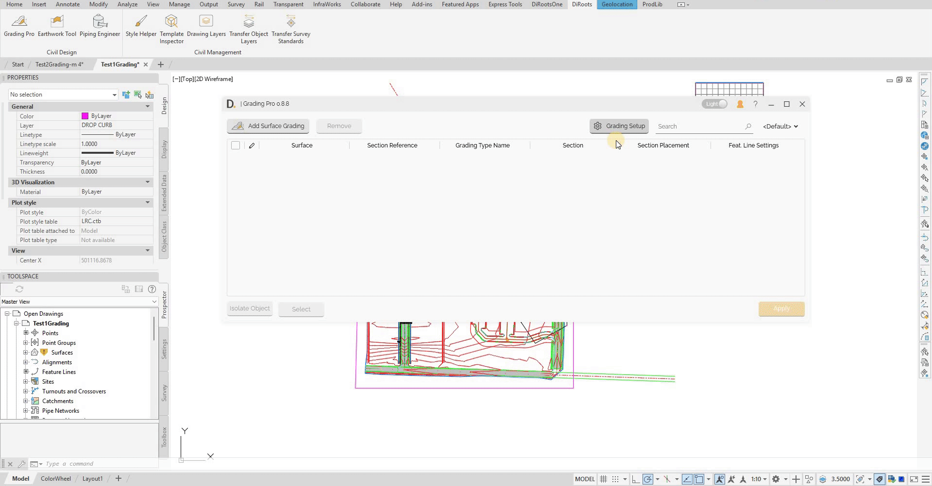 Object Feature Line Integration