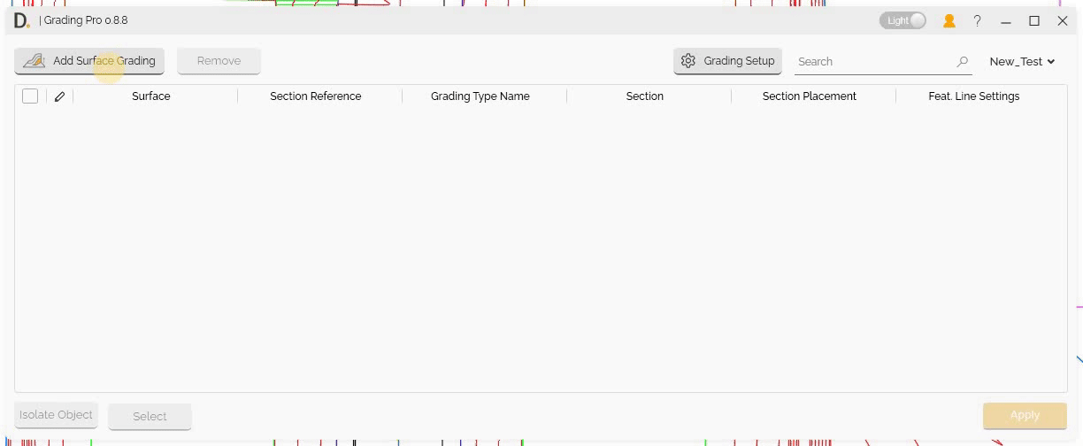 Surface Selection And Creation