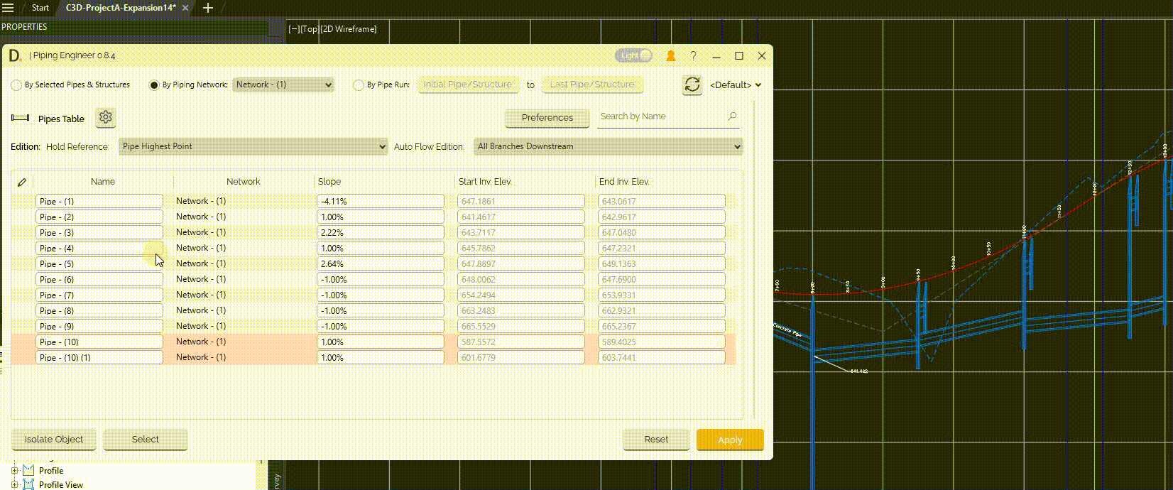 DiRoots-Tips select rows