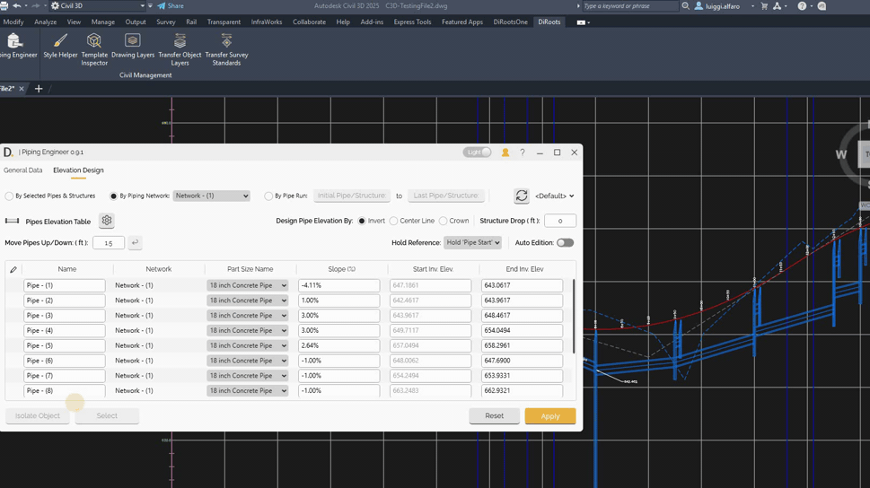 DiRoots-Tips select rows