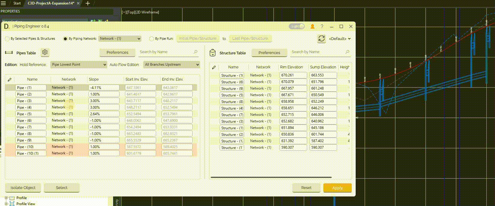 DiRoots-Tips select rows