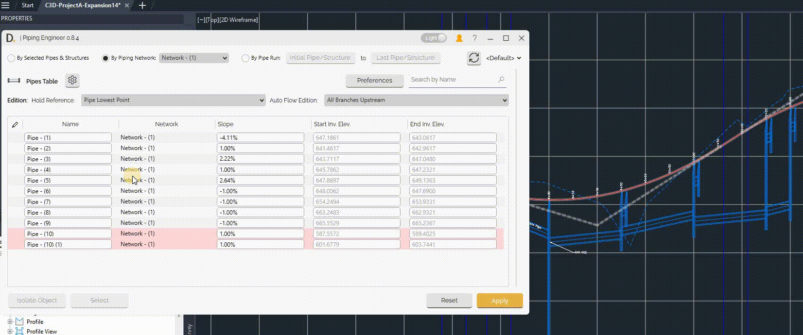DiRoots-Tips select rows