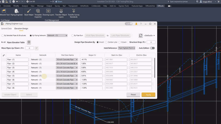 DiRoots-Tips select rows