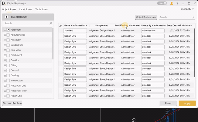 Quick Column Customization via Right-Click