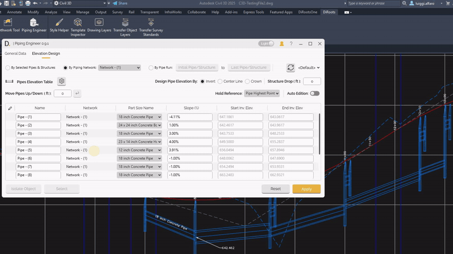 DiRoots-Tips select rows