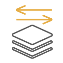Transfer Object Layers Logo